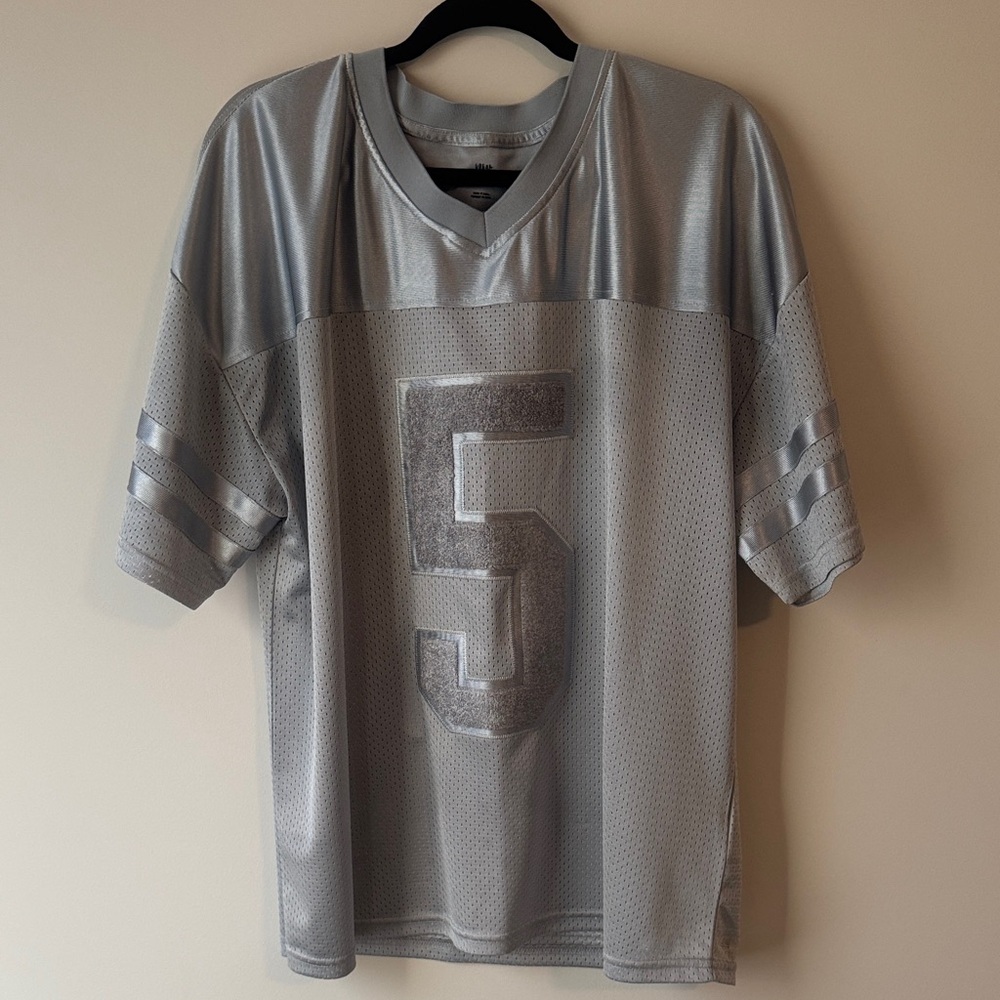 Urban Outfitters Metallic Gray Jersey